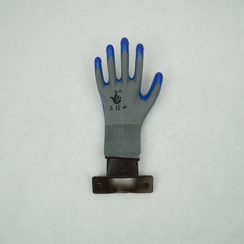 Full Finger Gloves Manufacturer - Best Selling 13-Needle Craft Gray Gauze Orchid