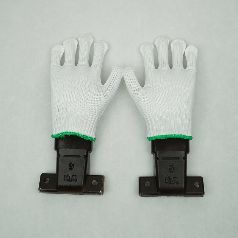 White Nylon Gloves Manufacturer - High Quality 7-needle Craft 750g Hydrophobic
