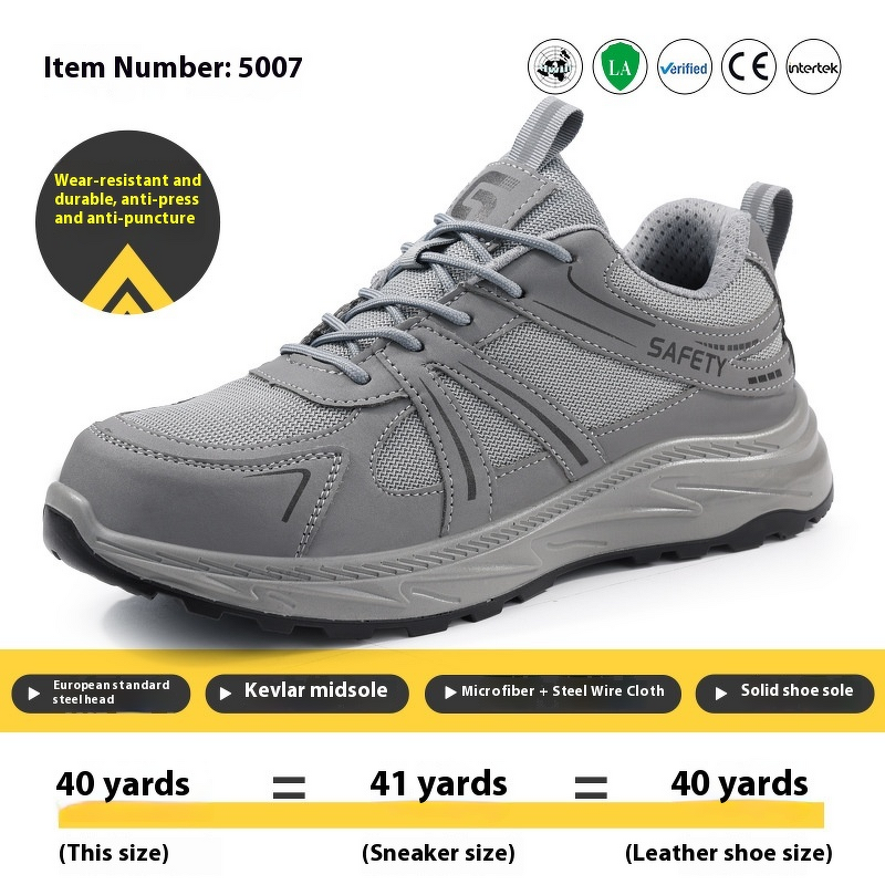 Chemical Resistant Shoes Manufacturer - Men's Summer Leather Comfortable Durable