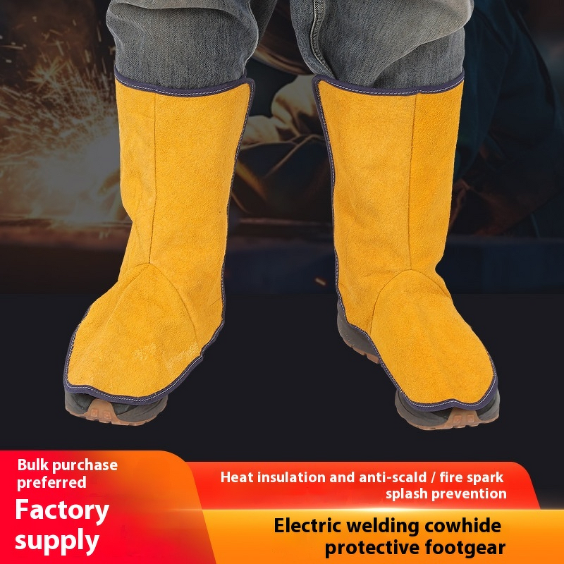 Welding Leg Covers Manufacturer - Wholesale Cowhide Anti-Splash Spark-Resistant