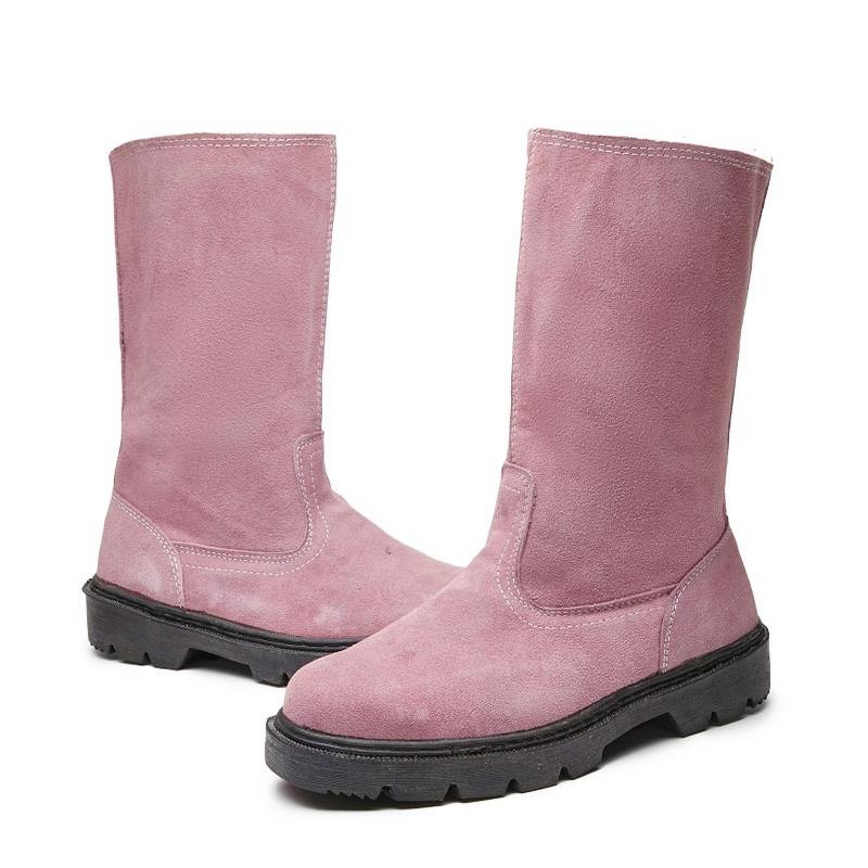 Labor Protection Boots Factory - Men's High-Top Anti-Scalding Mid-Calf Steel-Toe