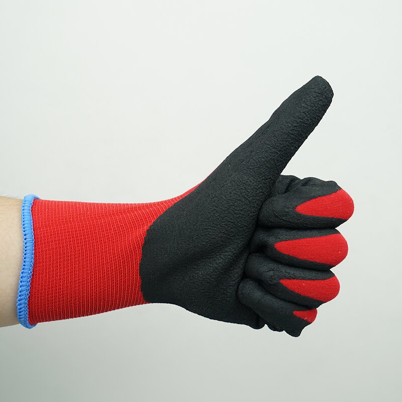 Foam Latex Gloves Factory - China Factory 13-Pin Breathable Durable Safety