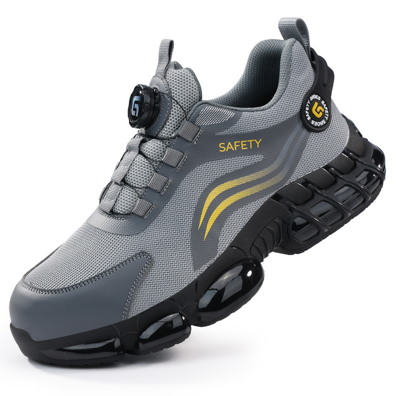 Work Shoes Manufacturer - Men's Anti-Smash Anti-Stab 4.0 Kevlar Safety Shoes