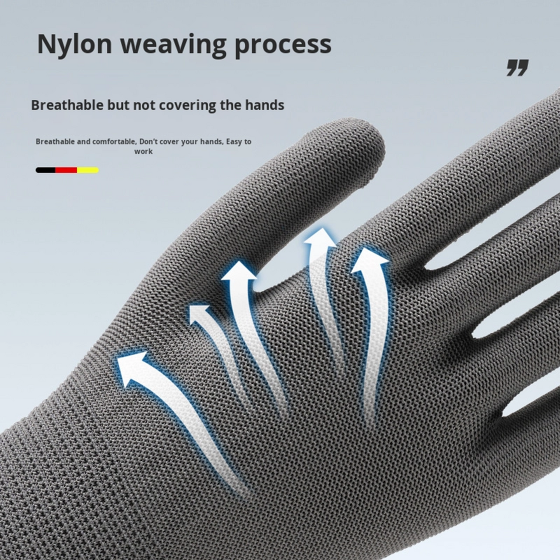 Nylon Driver Gloves Factory - Unisex 13-Pin Thin Anti-Slip for Gardening