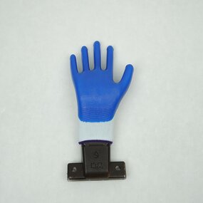 Coated Work Gloves Factory - High Fit Dexterity 13-Needle Craft Blue Latex