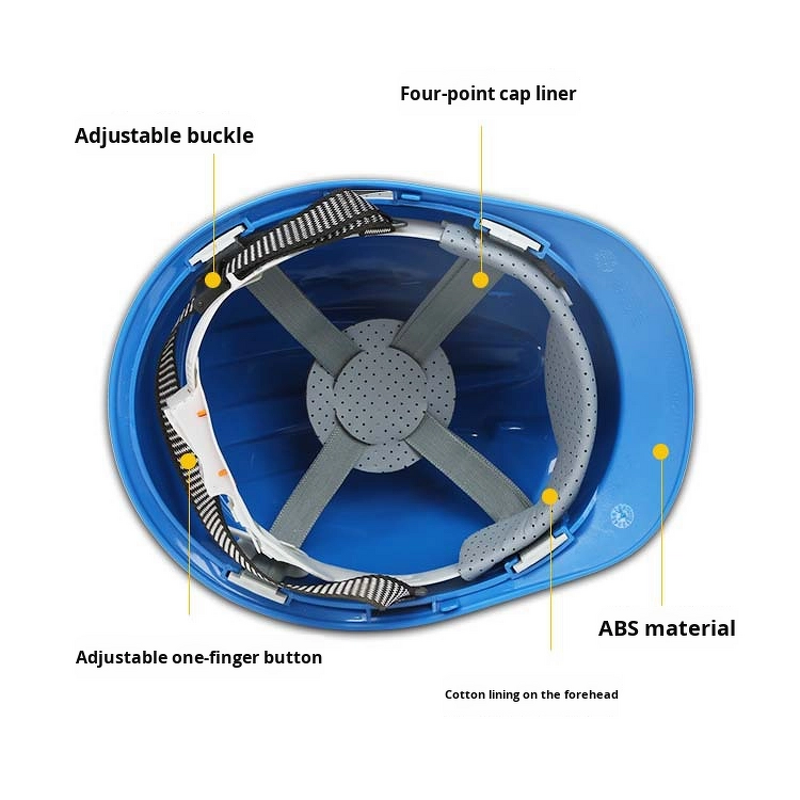 Construction Hard Hat Factory - High-Strength ABS Breathable Anti-Scratch