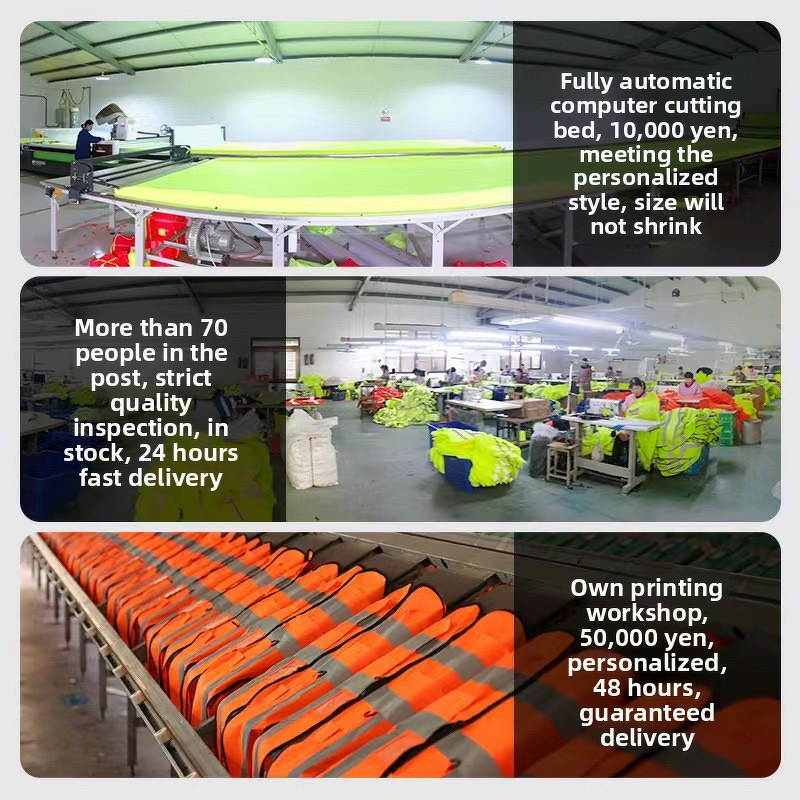 Safety Vest Factory - Customizable Logo Printed Construction Driving Clothing