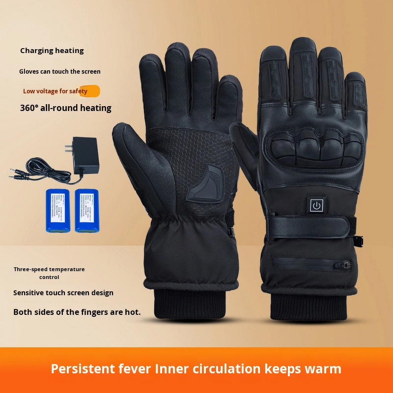 Heated Gloves Manufacturer - Winter Outdoor Motorcycle Anti-Slip Touchscreen