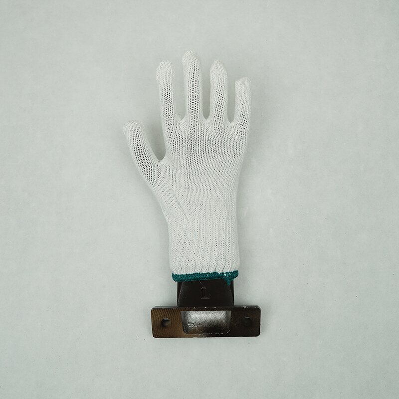 Safety Gloves Factory - Best Design 7-needle Technique 650 Grams White Yarn