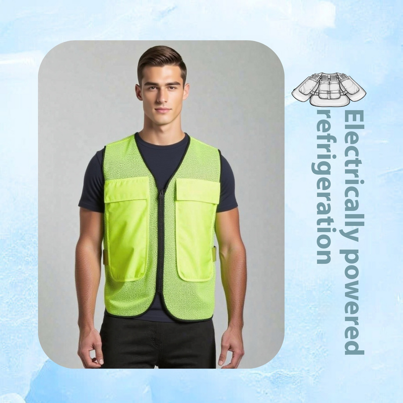 Cooling Vest Manufacturer - Custom Logo Saudi Construction Site Reflective