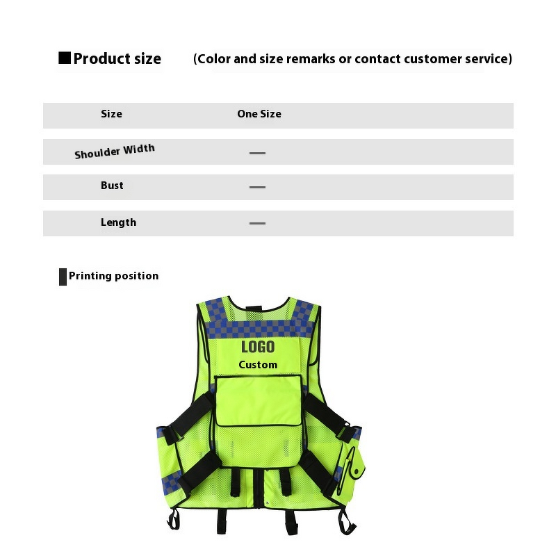 Reflective Protective Vest Manufacturer - Multi-Functional for Security Motorcycle