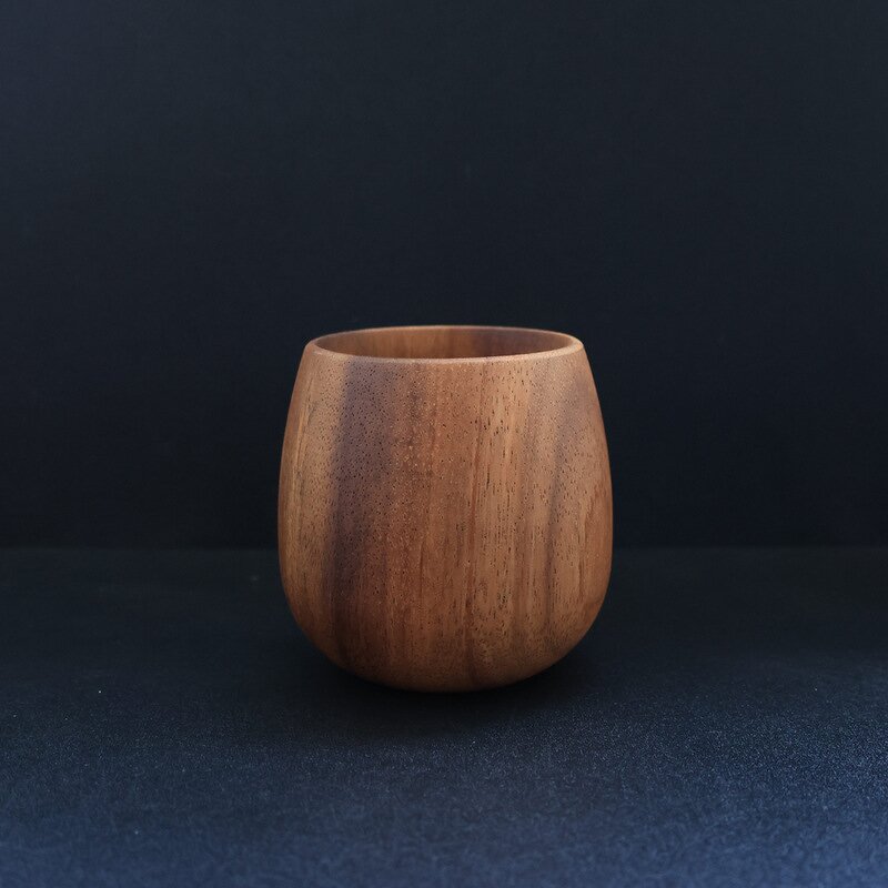 Wooden Tea Cup Manufacturer - Factory Direct Eco-Friendly Solid Vintage Jujube Wood Grain
