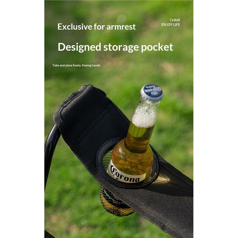 Outdoor Chair Manufacturer - Garden Sitting Recliner Oxford Fabric Camping Chair for Beach