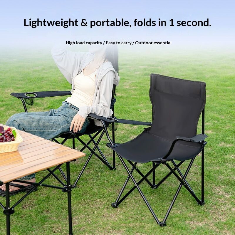 Outdoor Chair Manufacturer - Garden Sitting Recliner Oxford Fabric Camping Chair for Beach