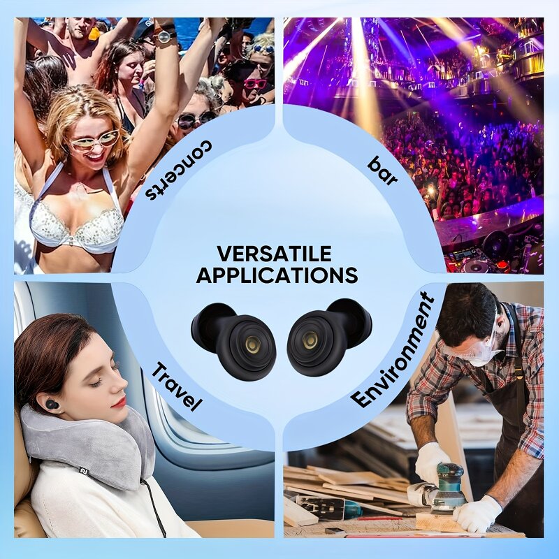 Earplugs Manufacturer - Reusable Washable Anti-Snoring Noise Cancelling Silicone