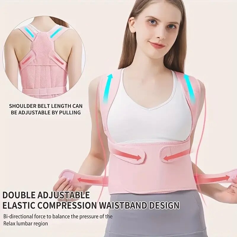 Posture Corrector Manufacturer - Adjustable Invisible Pressurized Strap Unisex Ergonomic Magnetic