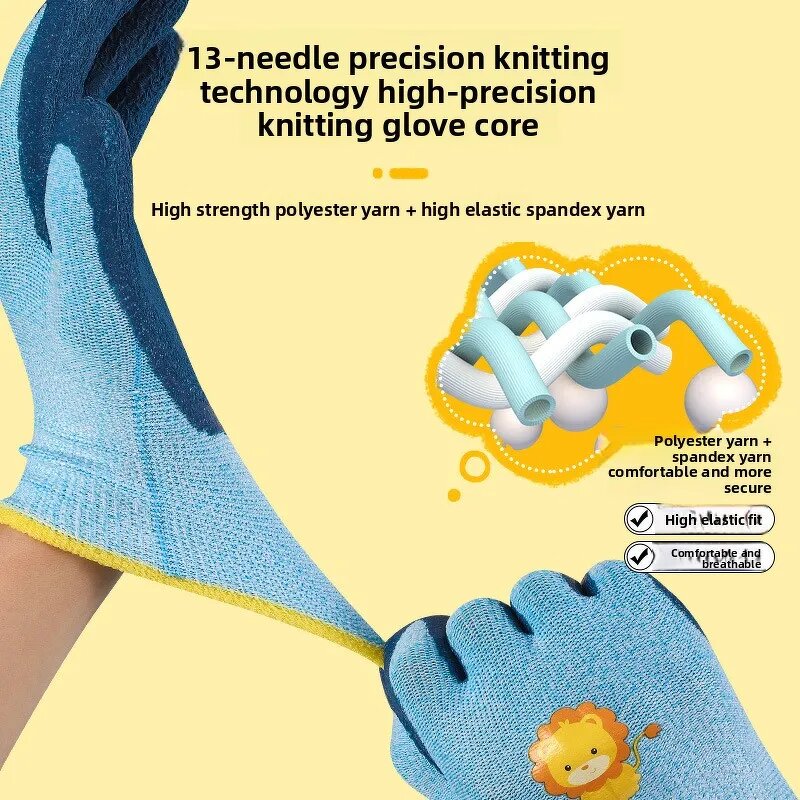Children's Safety Gloves Manufacturer - Outdoor for Sports Camping Gardening Non-Slip Wear-Resistant