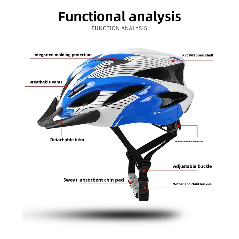 Bicycle Helmet Manufacturer - High Quality Full-Season Dual Sport PC Shell EPS Foam Comfortable