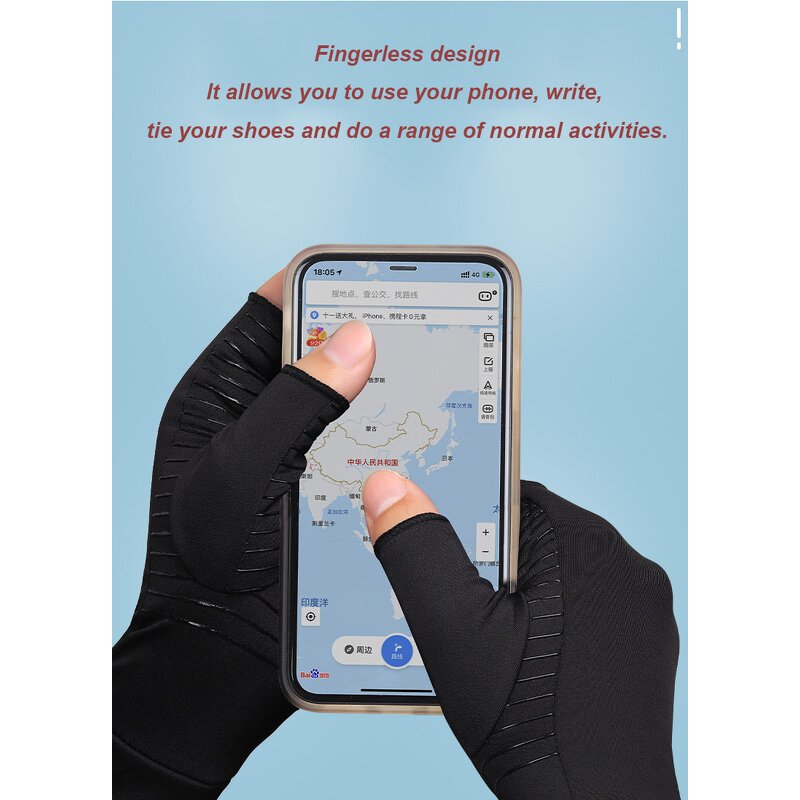 Copper Compression Gloves Manufacturer - 2025 Fast Delivery for Carpal Tunnel Pain Arthritis Men Women