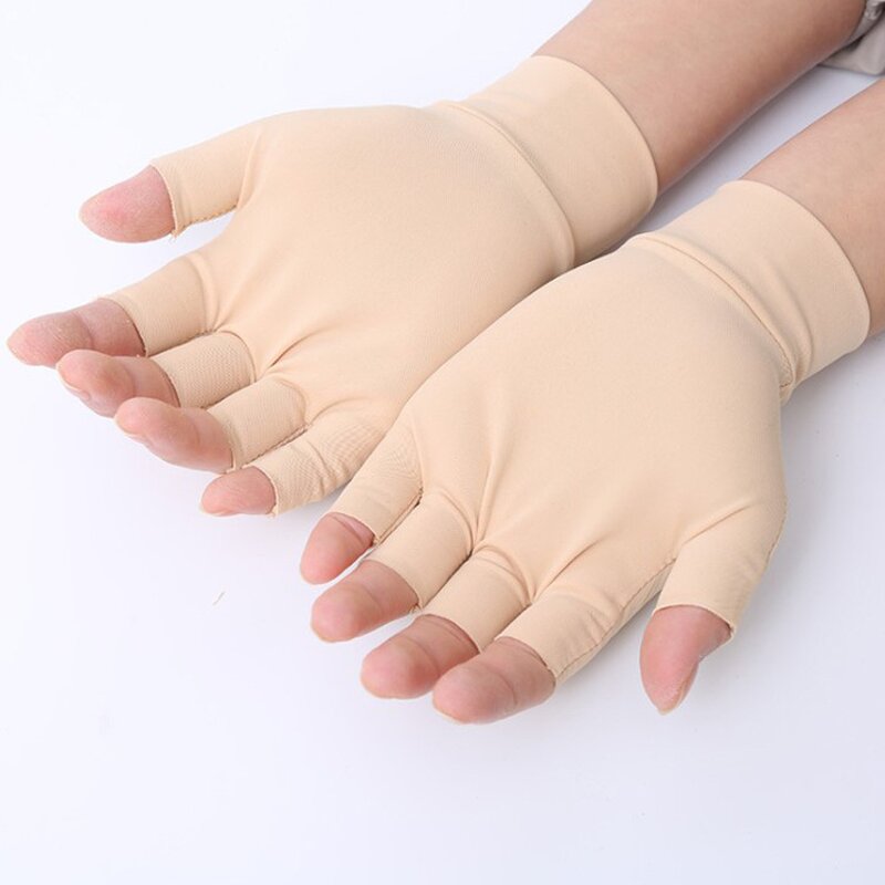 Compression Gloves Manufacturer - Half Finger Care Non-slip Rehabilitation Magnetic Therapy Arthritis
