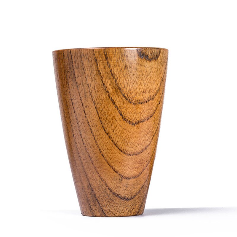 Wooden Tea Cup Manufacturer - Factory Direct Eco-Friendly Solid Vintage Jujube Wood Grain