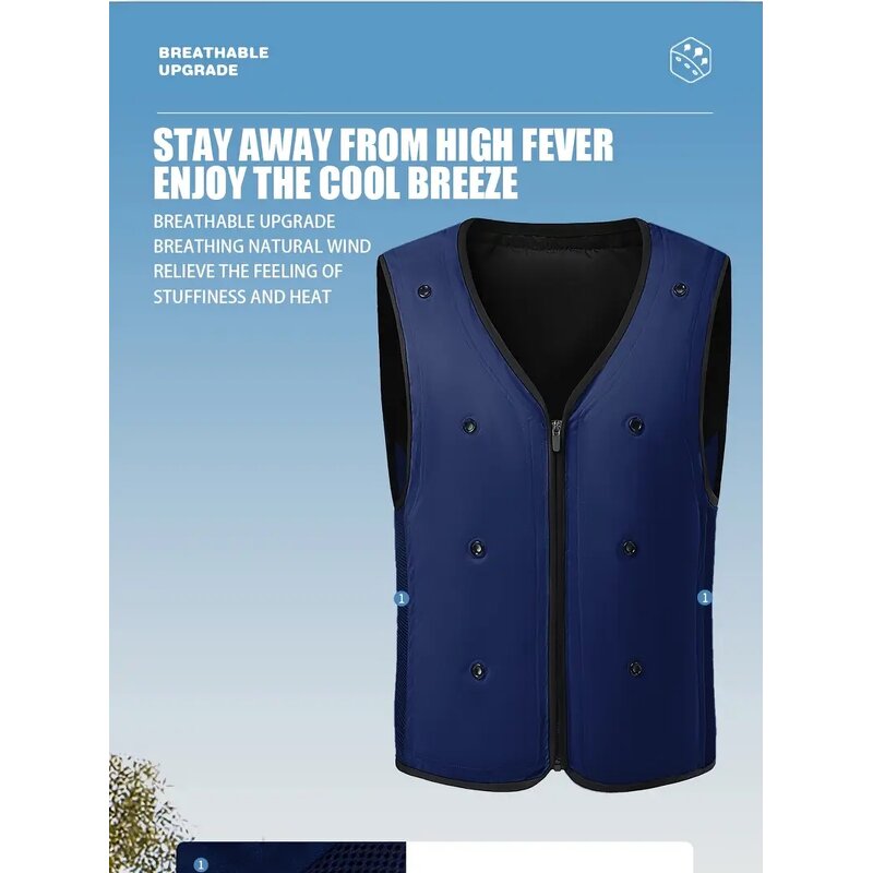 Cooling Vest Manufacturer - New Style Water Evaporation Physical Outdoor Construction