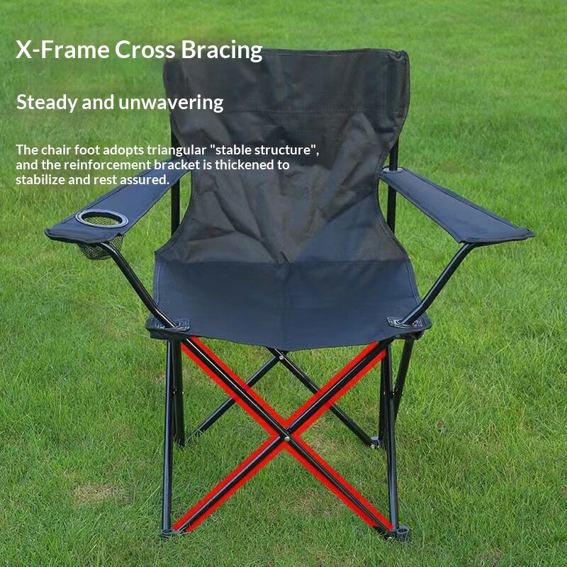 Camping Chair Manufacturer - Oxford Fabric Fishing Outdoor Chair Garden Sitting Recliner