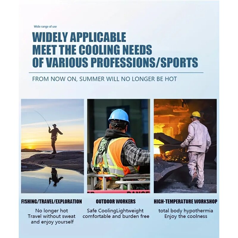 Cooling Vest Manufacturer - New Style Water Evaporation Physical Outdoor Construction