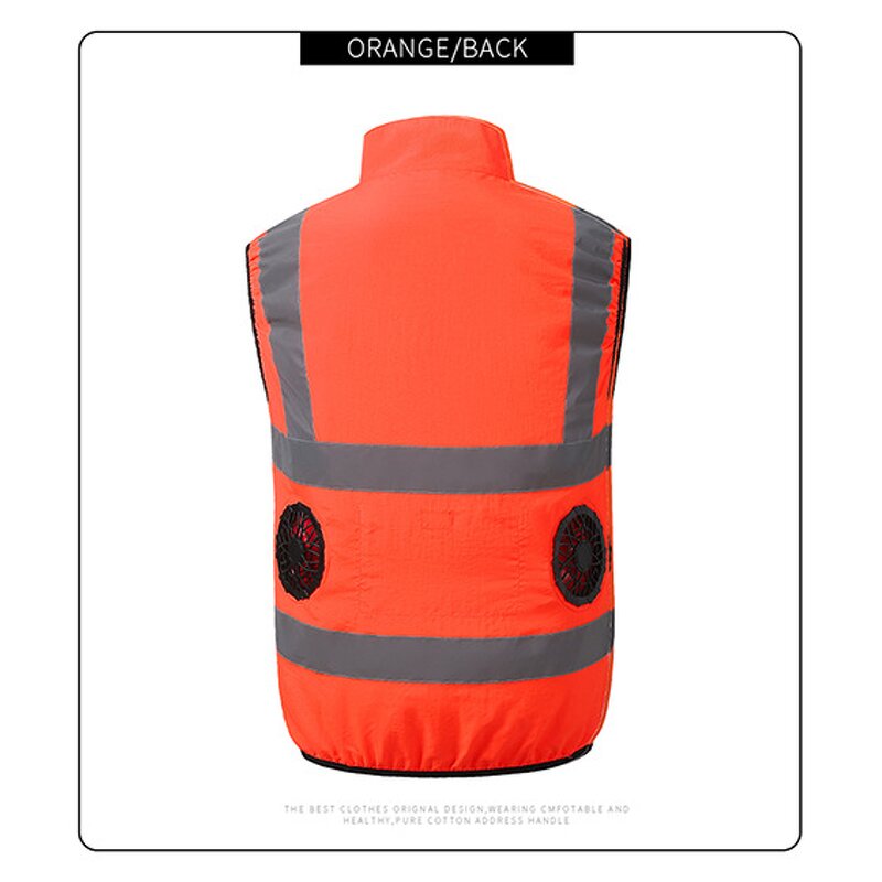 Cooling Vest Manufacturer - Unisex USB-Powered Wearable Outdoor Air Condition Reflective Jacket