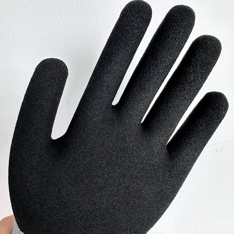 Nitrile Coated Gloves Manufacturer - High Quality Nylon Spandex Sandy EN388 CE Certified