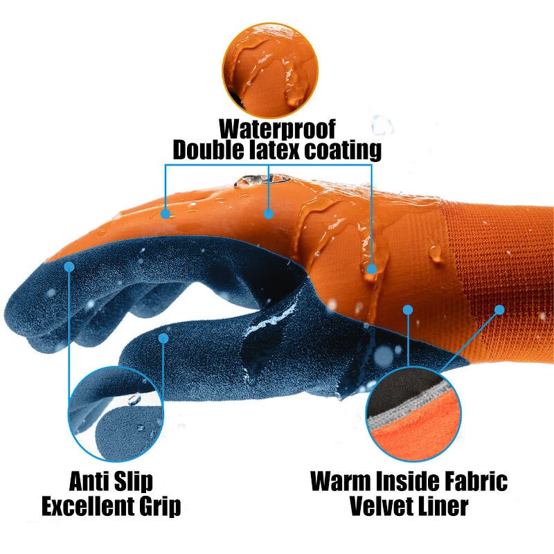 Winter Work Gloves Manufacturer - Custom Thickened Waterproof Thermal for Cold Storage