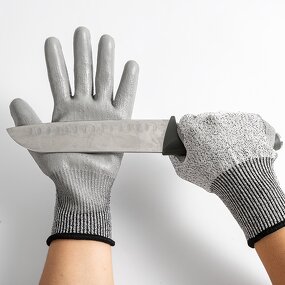 Cut Resistant Gloves Manufacturer - Custom Wholesale With HPPE PU Coated for Construction