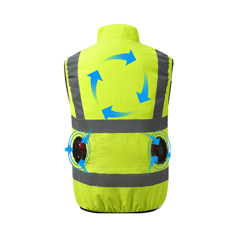 Cooling Vest Manufacturer - Unisex USB-Powered Wearable Outdoor Air Condition Reflective Jacket
