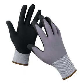 Outdoor Safety Gloves Manufacturer - Durable Nylon Spandex Nitrile Sandy Coated for Labor