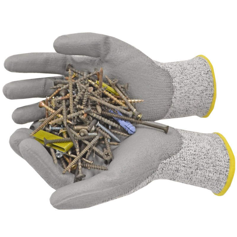 Cut Resistant Gloves Manufacturer - Custom Wholesale With HPPE PU Coated for Construction