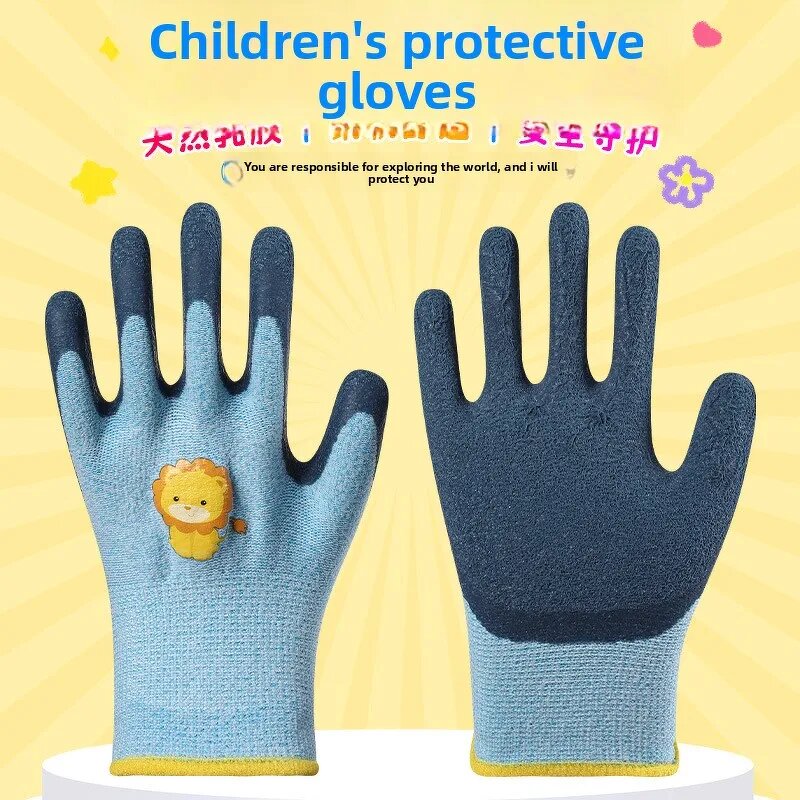 Children's Safety Gloves Manufacturer - Outdoor for Sports Camping Gardening Non-Slip Wear-Resistant