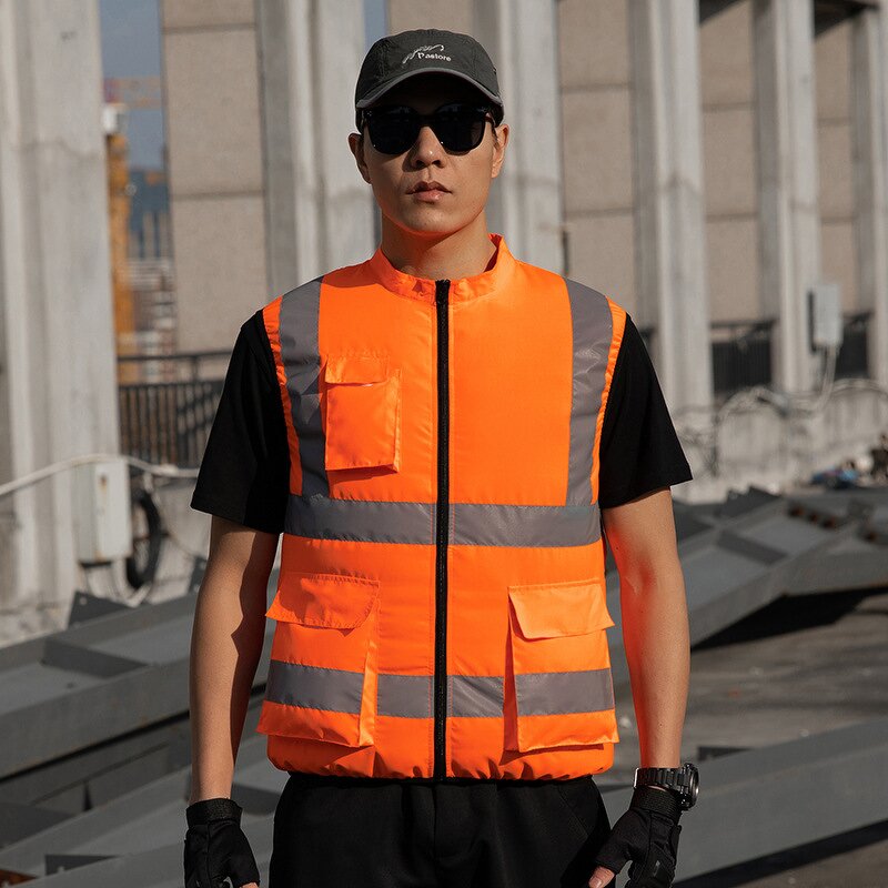 Cooling Vest Manufacturer - Summer Sleeveless Zip-Up Dual Fan 3-Speed Adjustable for Construction