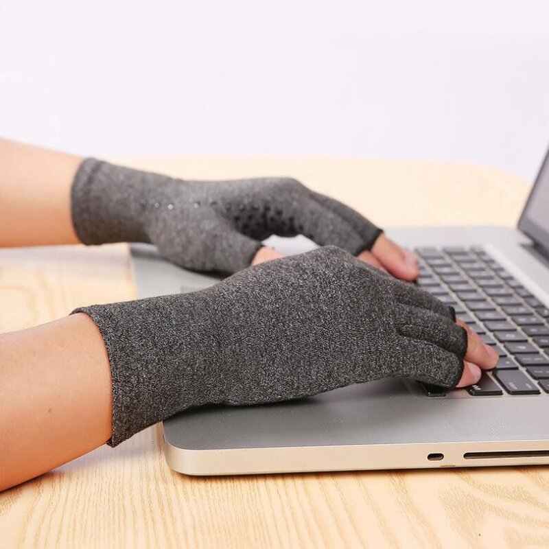 Fingerless Gloves Manufacturer - Sport Therapy Seamless Stitching Arthritis Gloves for Outdoor