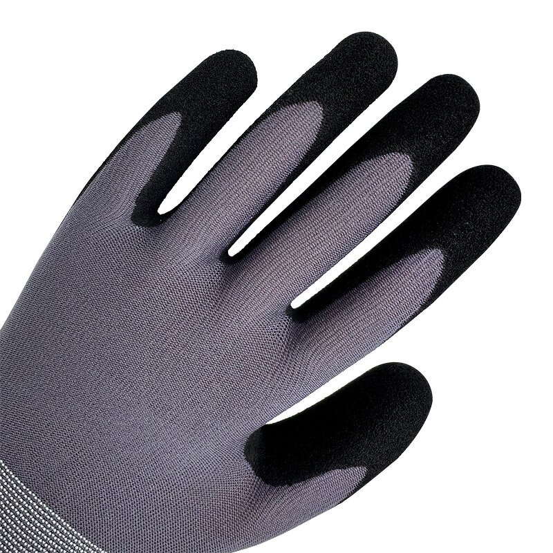 Nitrile Coated Gloves Manufacturer - High Quality Nylon Spandex Sandy EN388 CE Certified
