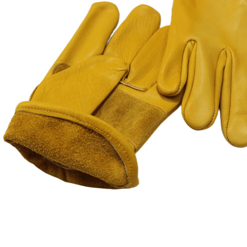 Leather Work Gloves Manufacturer - High Quality Cowhide Heavy Duty for Truck Garden Outdoor