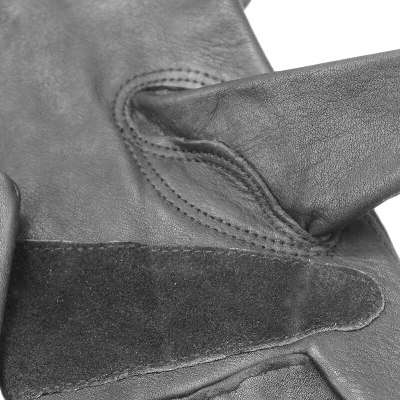Leather Safety Gloves Manufacturer - Wholesale Black Cowhide for Camping Riding Driving