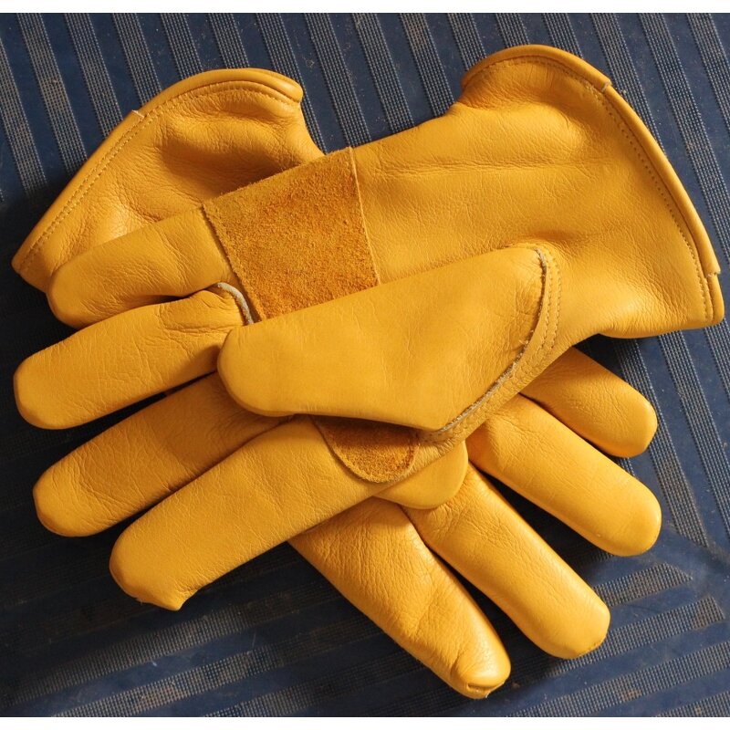 Leather Work Gloves Manufacturer - High Quality Cowhide Heavy Duty for Truck Garden Outdoor