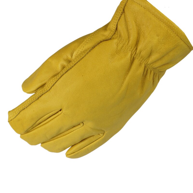 Winter Work Gloves Manufacturer - Men's Leather Insulated with Fleece Lining for Cold Weather