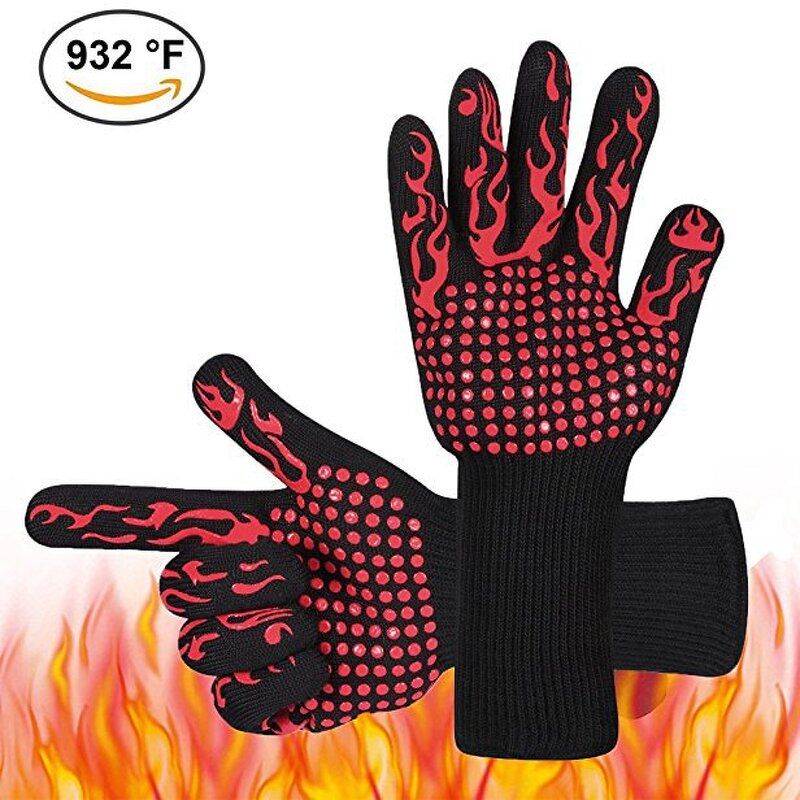 Oven Mitts Manufacturer - Customized Logo for Grill Extreme Heat Resistance 800 Degrees