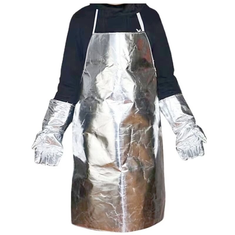 Welding Apron Manufacturer - Aramid Aluminum Foil Extreme Heat Resistant Industrial 80x115cm