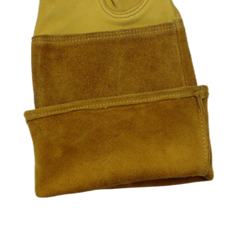 Gardening Gloves Manufacturer - Premium Cow Grain Leather Long for Thorny Bushes Cacti