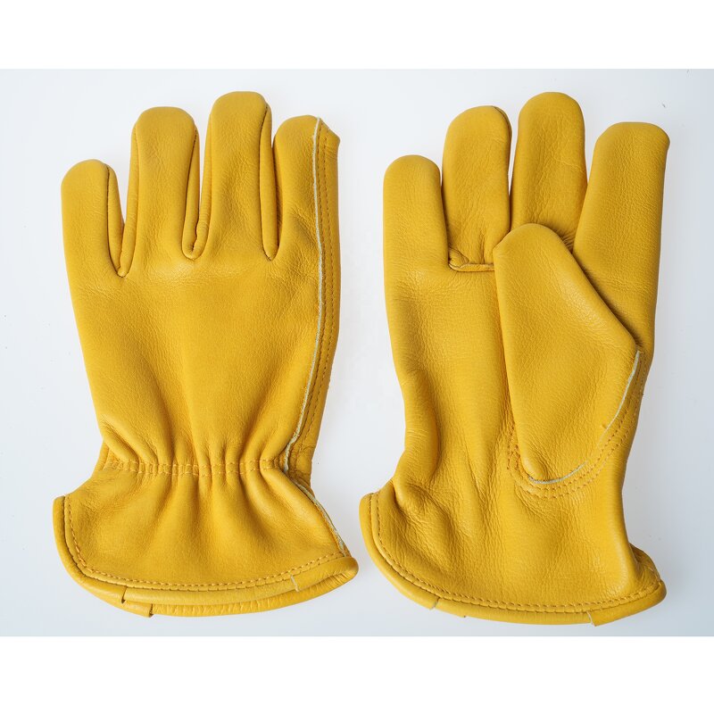 Leather Work Gloves Manufacturer - Customized Cowhide with Logo for Gardening Welding