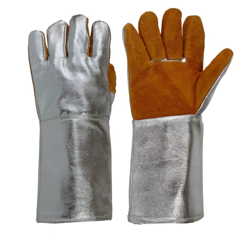 Aluminium Welding Glove Manufacturer - Fire Resistant Protective Hand High Temperature Resistance