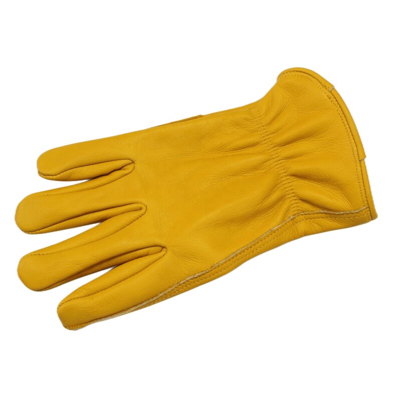 Leather Work Gloves Manufacturer - High Quality Cow Leather Durable Comfortable Construction