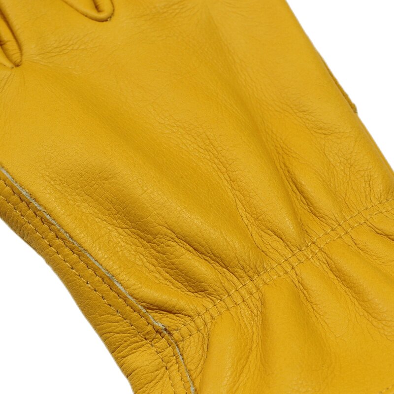 Leather Work Gloves Manufacturer - High Quality Cowhide Heavy Duty for Truck Garden Outdoor